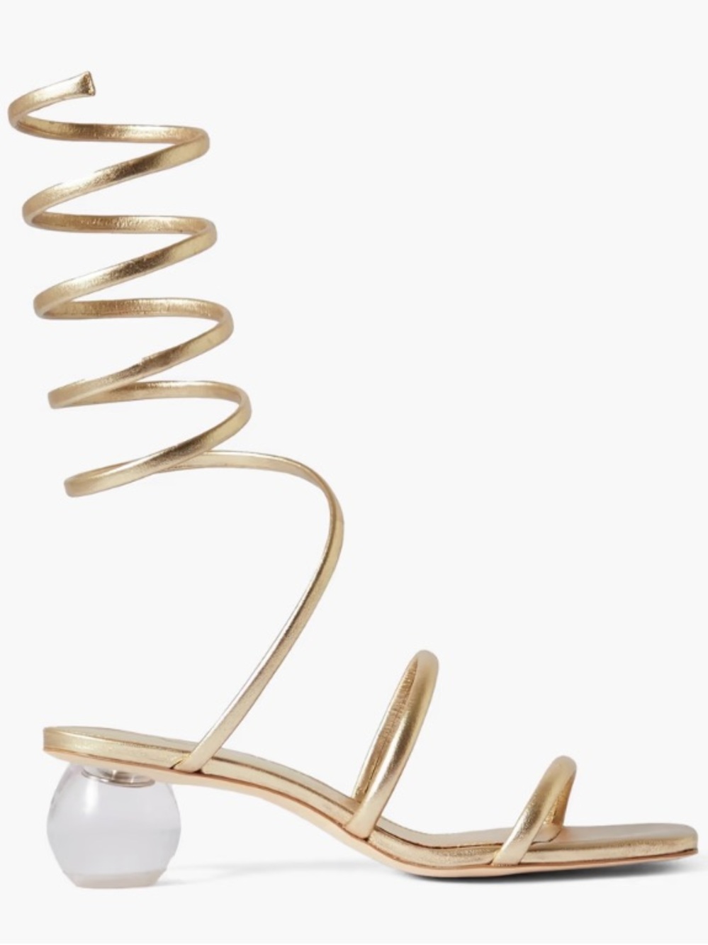 Cult Gaia Freya Gold Leather Women’s Gladiator Sandals Size 6.5 - MAKE OFFER